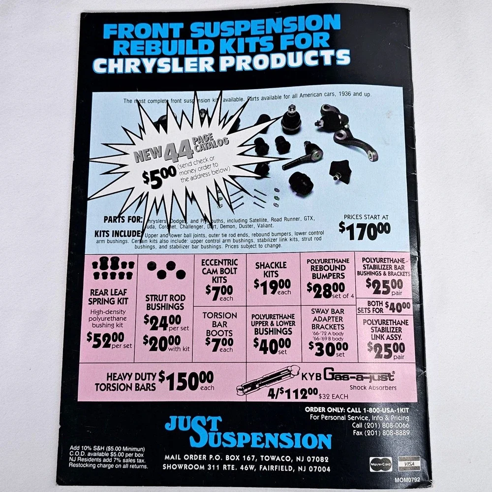 Mopar‎ Muscle Magazine July 1992 Blown Small Block & Big Block Aluminum Heads